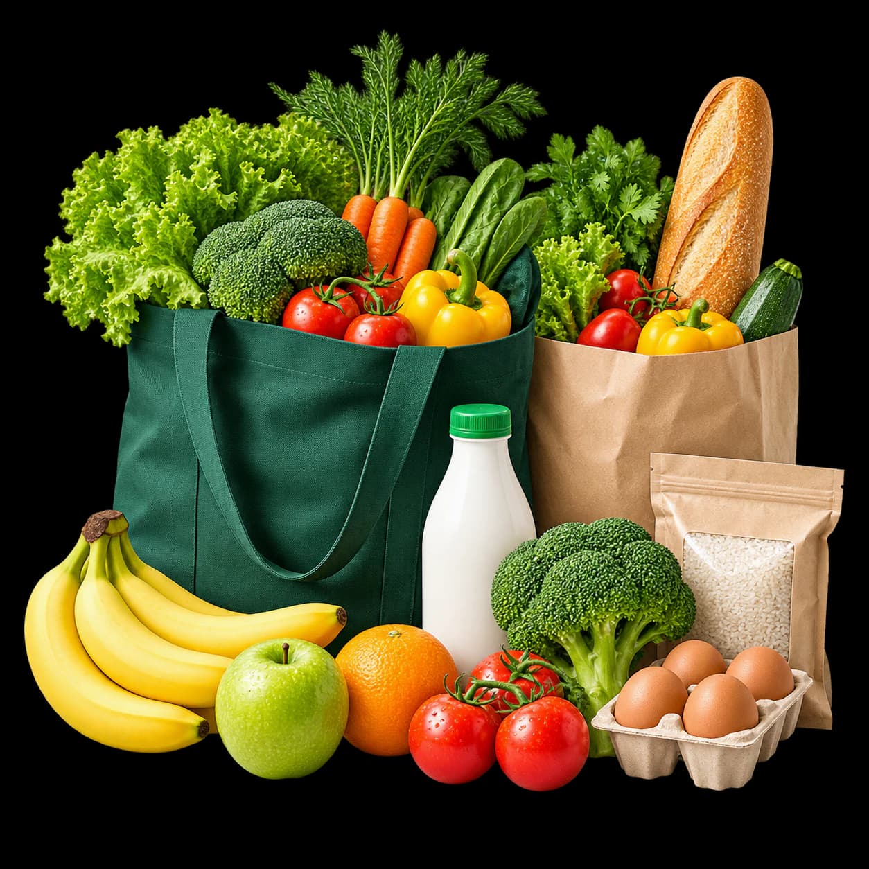 Belanja kebutuhan grocery segar Market Snap